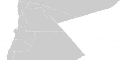 Prázdna mapa Jordánsko