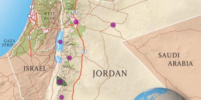 Kingdom of Jordan mapu